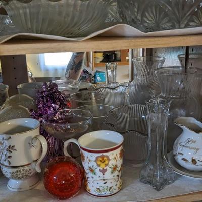 Contents of East Kitchen Cabinets 