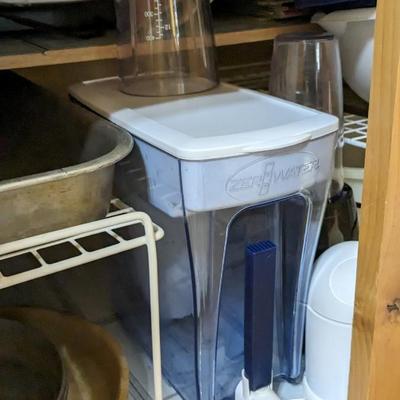 Contents of East Kitchen Cabinets 