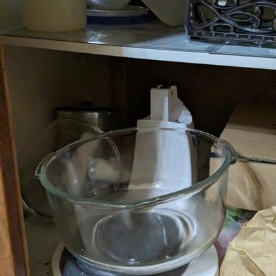 Contents of East Kitchen Cabinets 