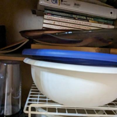 Contents of East Kitchen Cabinets 