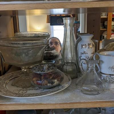Contents of East Kitchen Cabinets 