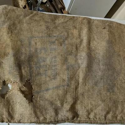 Morton Salt Burlap Sacks