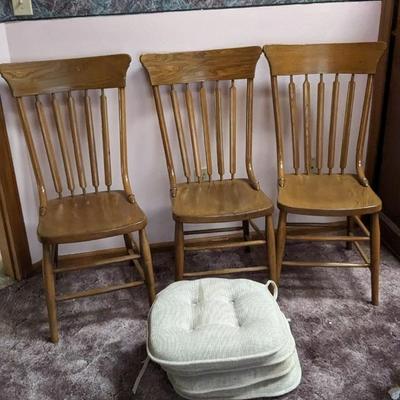 Antique Oak Chairs