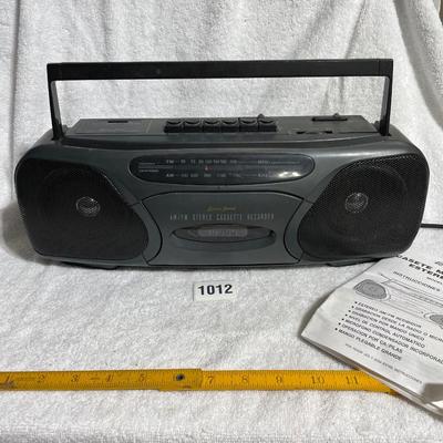 Lenox cassettes player with radio