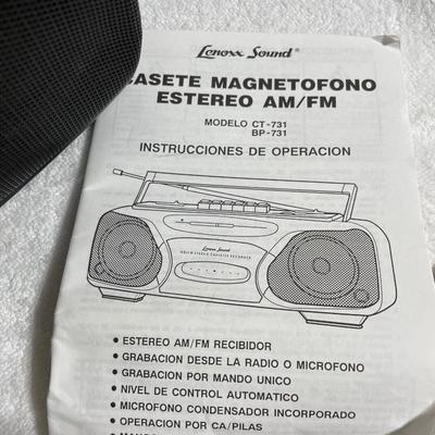 Lenox cassettes player with radio