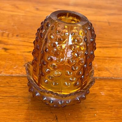 Fenton Hobnail Fairy Lamp