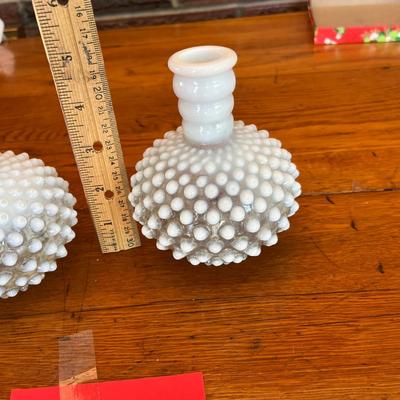 Fenton French Opalescent Hobnail colognes