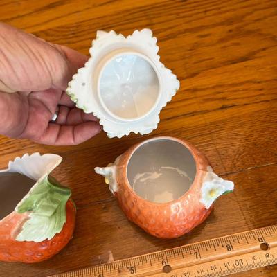 Royal Bayreuth Strawberry Cream & Sugar