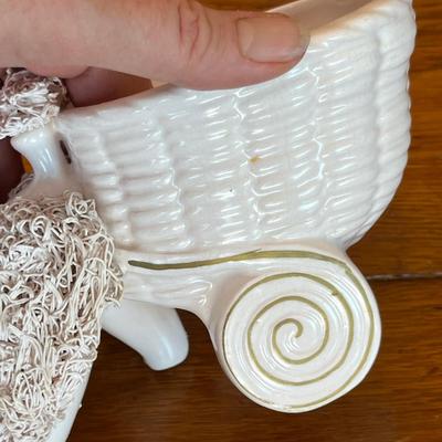 Pink Spaghetti 50s Poodle Planter