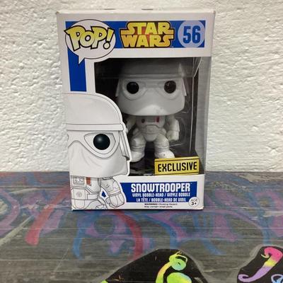 Funko pops Star Wars 56 snow trooper