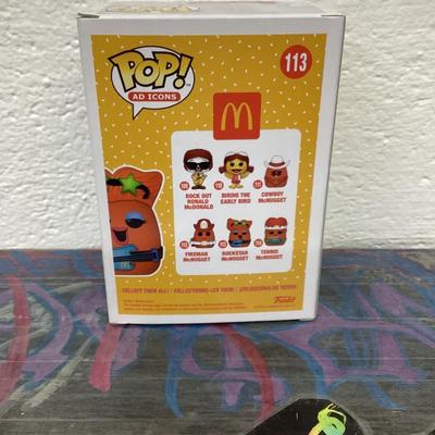 Funko pops McDonaldâ€™s 113 rockstar McNugget