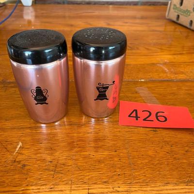 Vintage aluminum shakers
