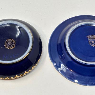 Limoges ashtray and small covered dish