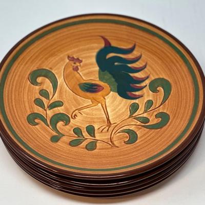 Pennsylvania pottery 10â€ dinner plates