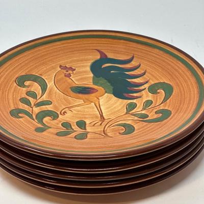 Pennsylvania pottery 10â€ dinner plates