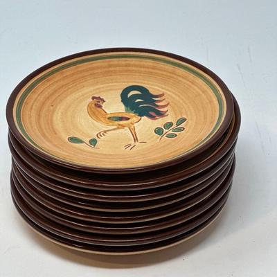 Pennsylvania pottery 6 1/2â€ salad plates