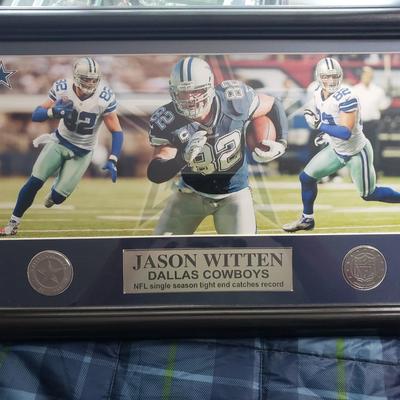 Jason Witten plaque Dallas cowboy's large