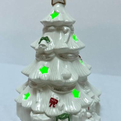 Lenox Color Changing Tree Lit Figurine