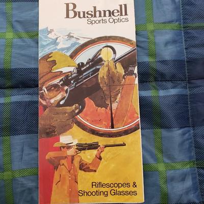 Bushnell pamphlet for scopes