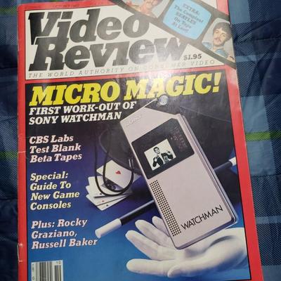 Video review magazine 1982
