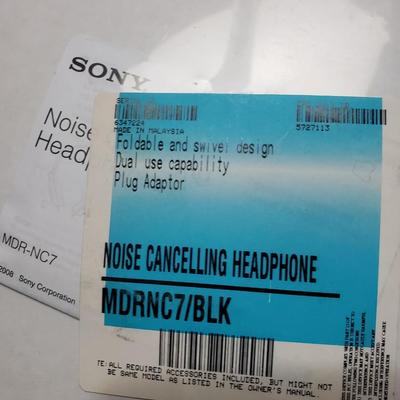 Sony noise-canceling headphones