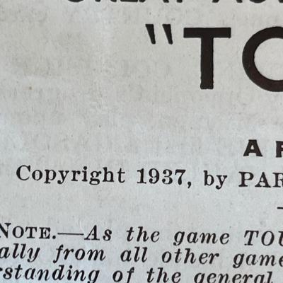 Vintage Touring Card Game