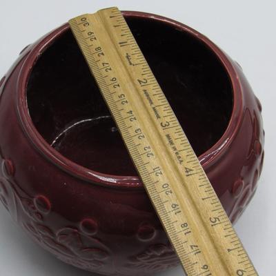 Retro Ceramic Glaze Round Potpourri Powder Trinket Dish Bowl