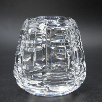Small Retro Crystal Glass Art Deco Nouveau Style Barware Toothpick Holder