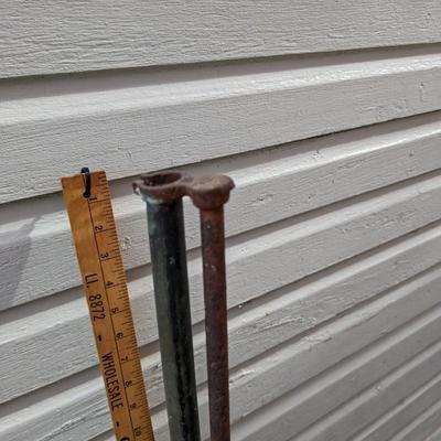 Lot of 3 Lightning Rods, Pieces