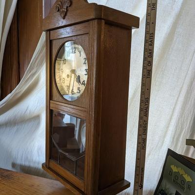 1910 Blackthorne Forge Wooden Wall Clock