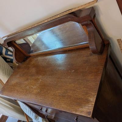 Antique Oak Sideboard Buffet