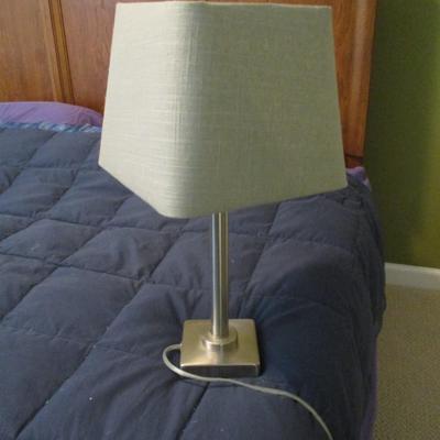 Brushed Nickel Finish Table Lamp