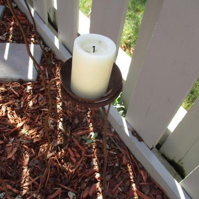 Outdoor Metal Candle Holders