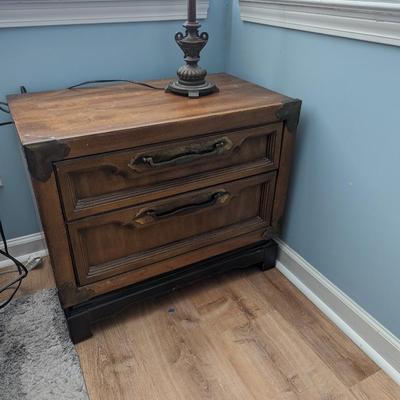 Wooden Bedside Table Choice A