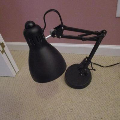 Articulating Arm Black Desk Lamp