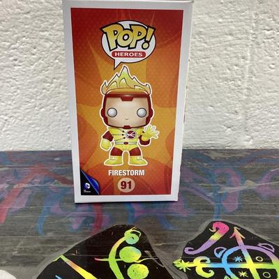Funko pop DC super heroes 91 fire storm