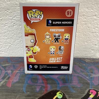 Funko pop DC super heroes 91 fire storm