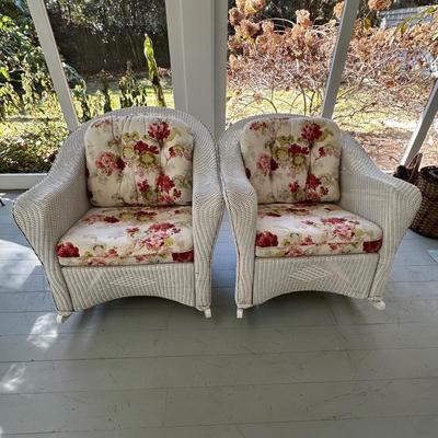 Pair of Wicker Rockers (BP-KL)