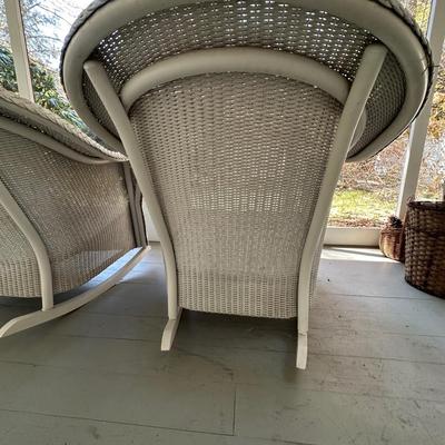 Pair of Wicker Rockers (BP-KL)