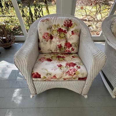 Pair of Wicker Rockers (BP-KL)