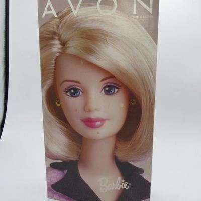 Barbie 1998 Avon #22202 Pink Black Tweed Business Skirt Power Suit Avon Sales Representative Ships from 92821