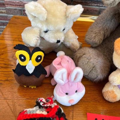 Lot of stuffed animals