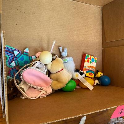 Box lot of misc toys