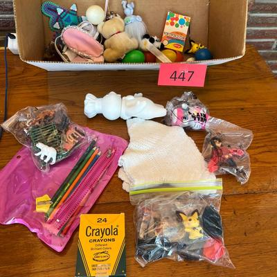 Box lot of misc toys