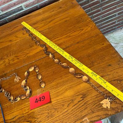 2 Copper Vintage Concho Belts