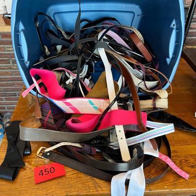 Tub of Dress Belts
