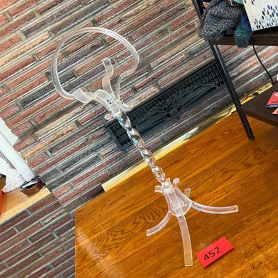 Lucite stand