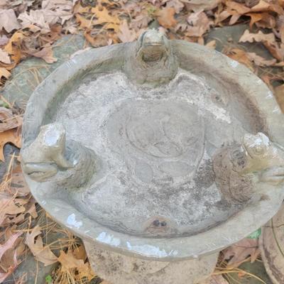 Bird Bath and Cement Planter (BY-DW)