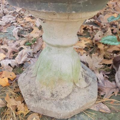 Bird Bath and Cement Planter (BY-DW)