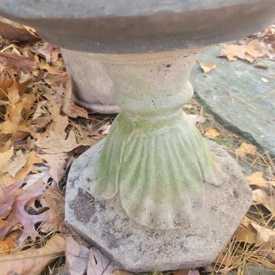 Bird Bath and Cement Planter (BY-DW)